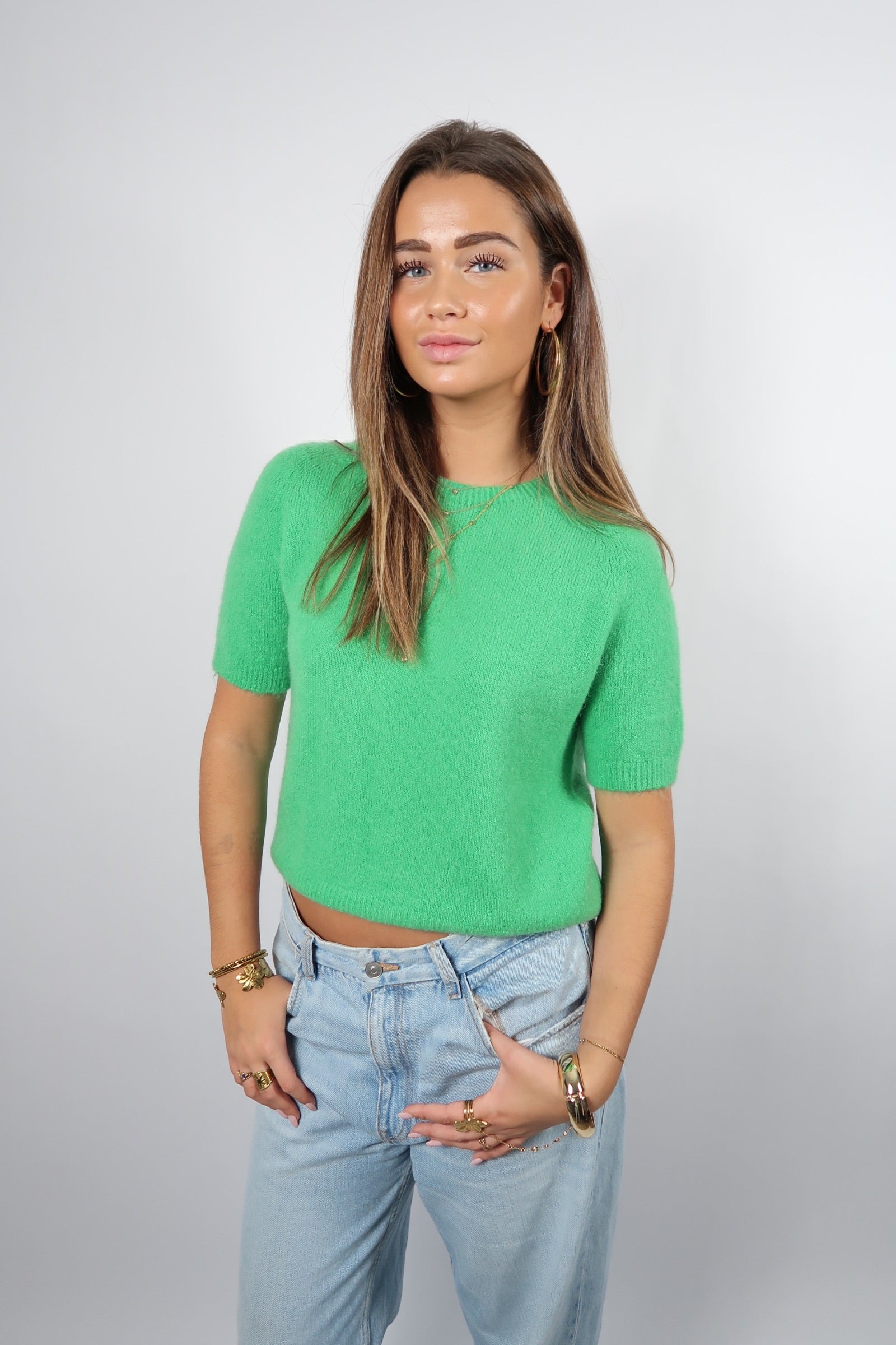 Bright Mint Top