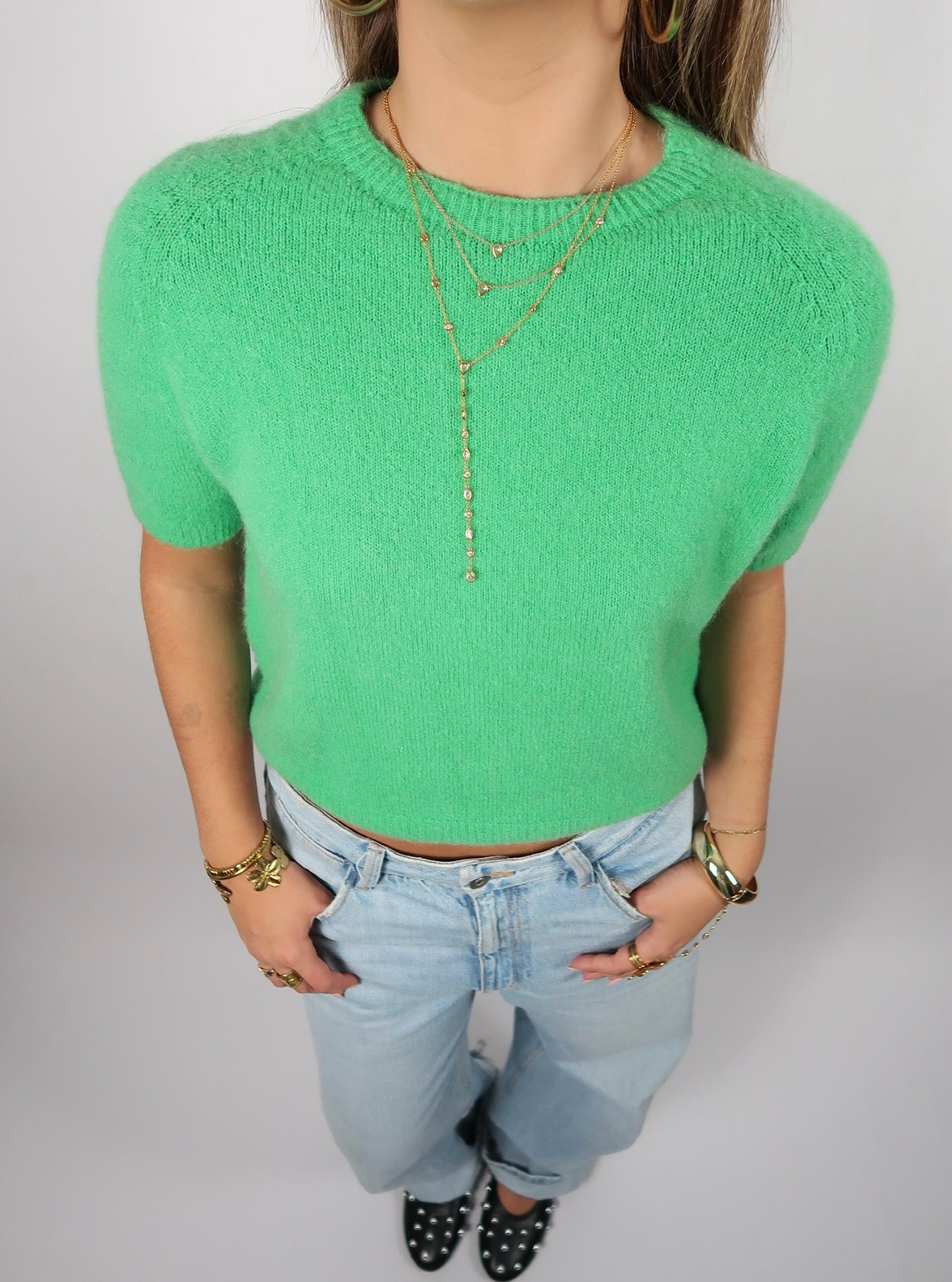 Bright Mint Top