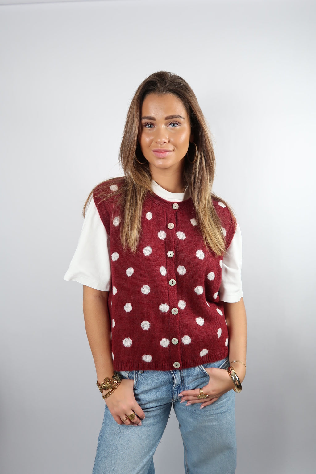 Mushroom Dots Gilet