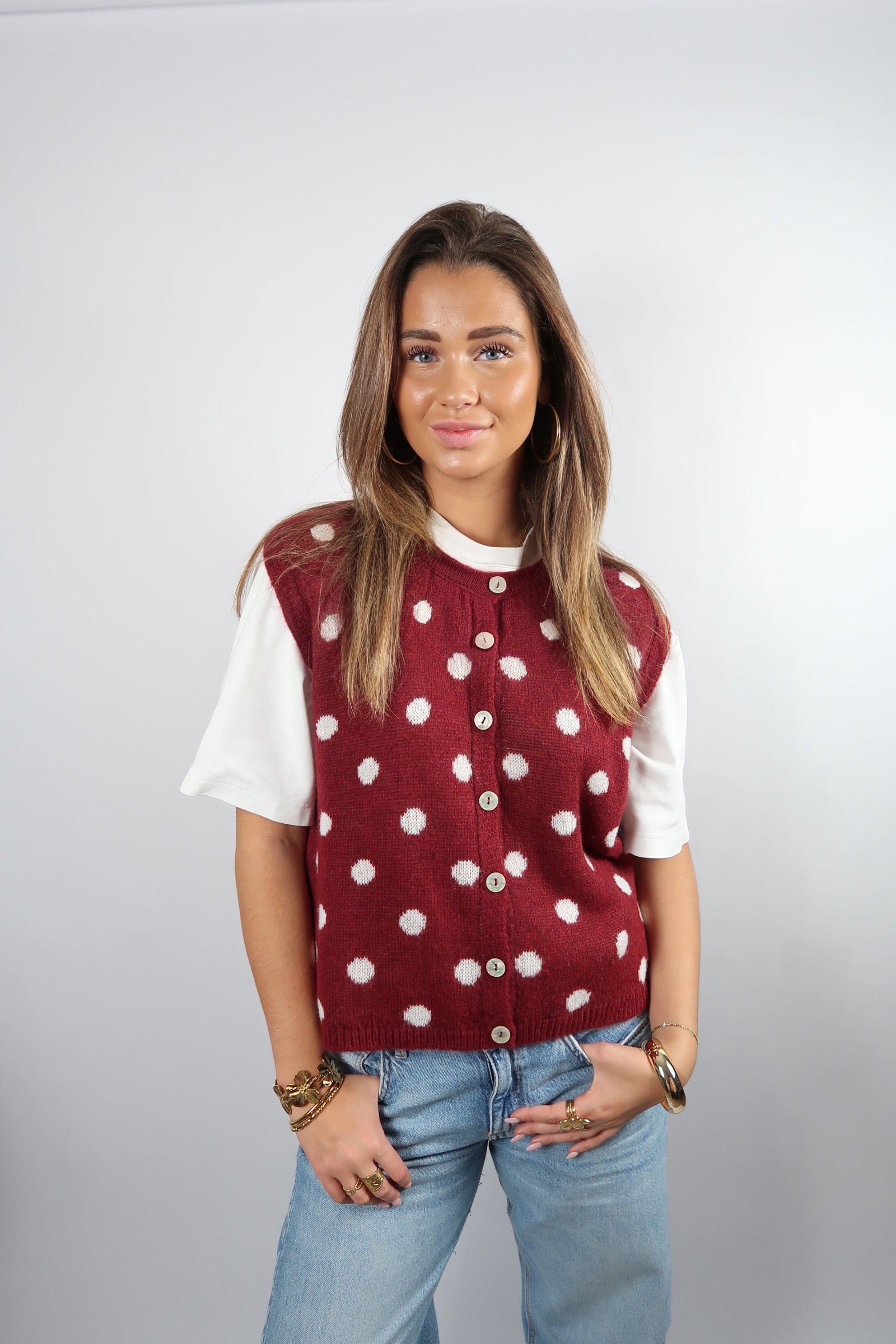 Mushroom Dots Gilet