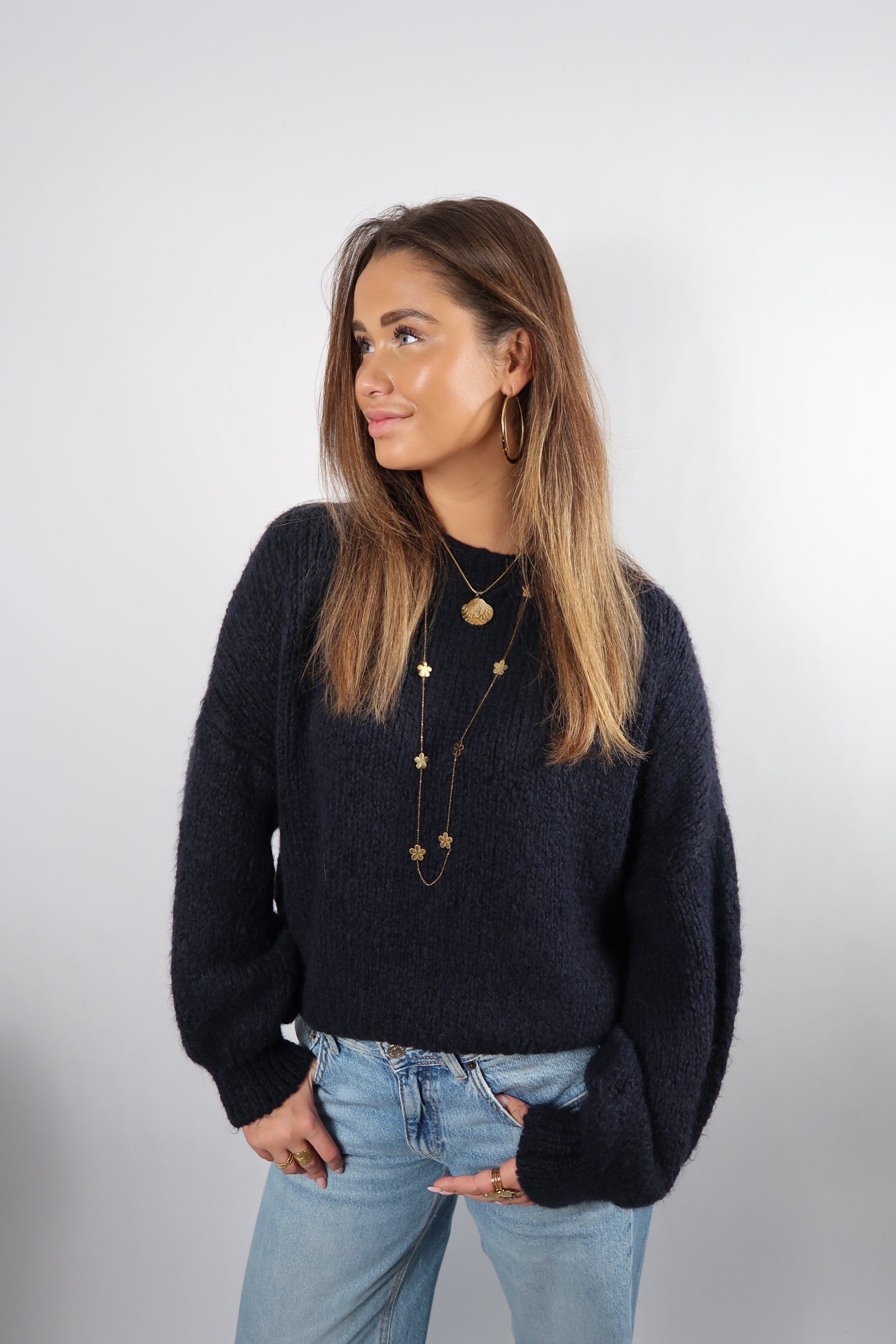 Navy Warm Sweater