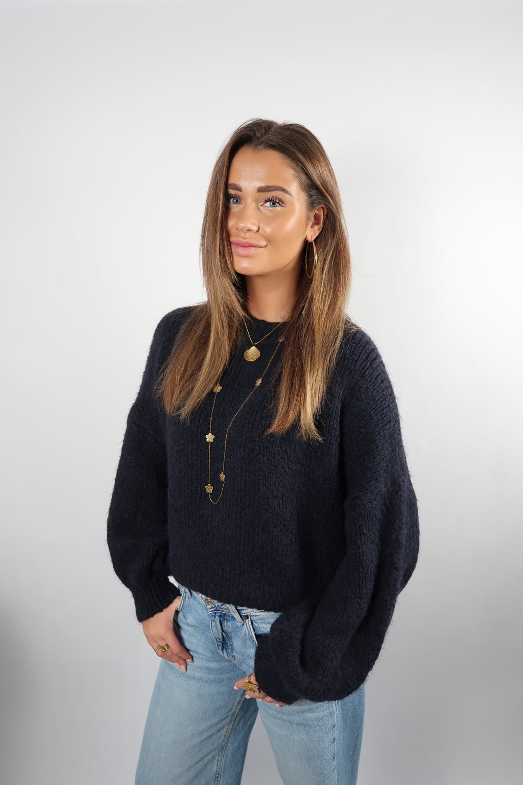 Navy Warm Sweater