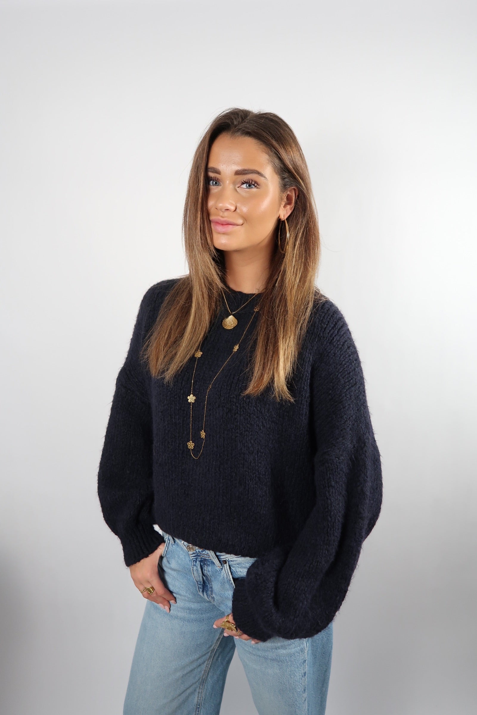 Navy Warm Sweater