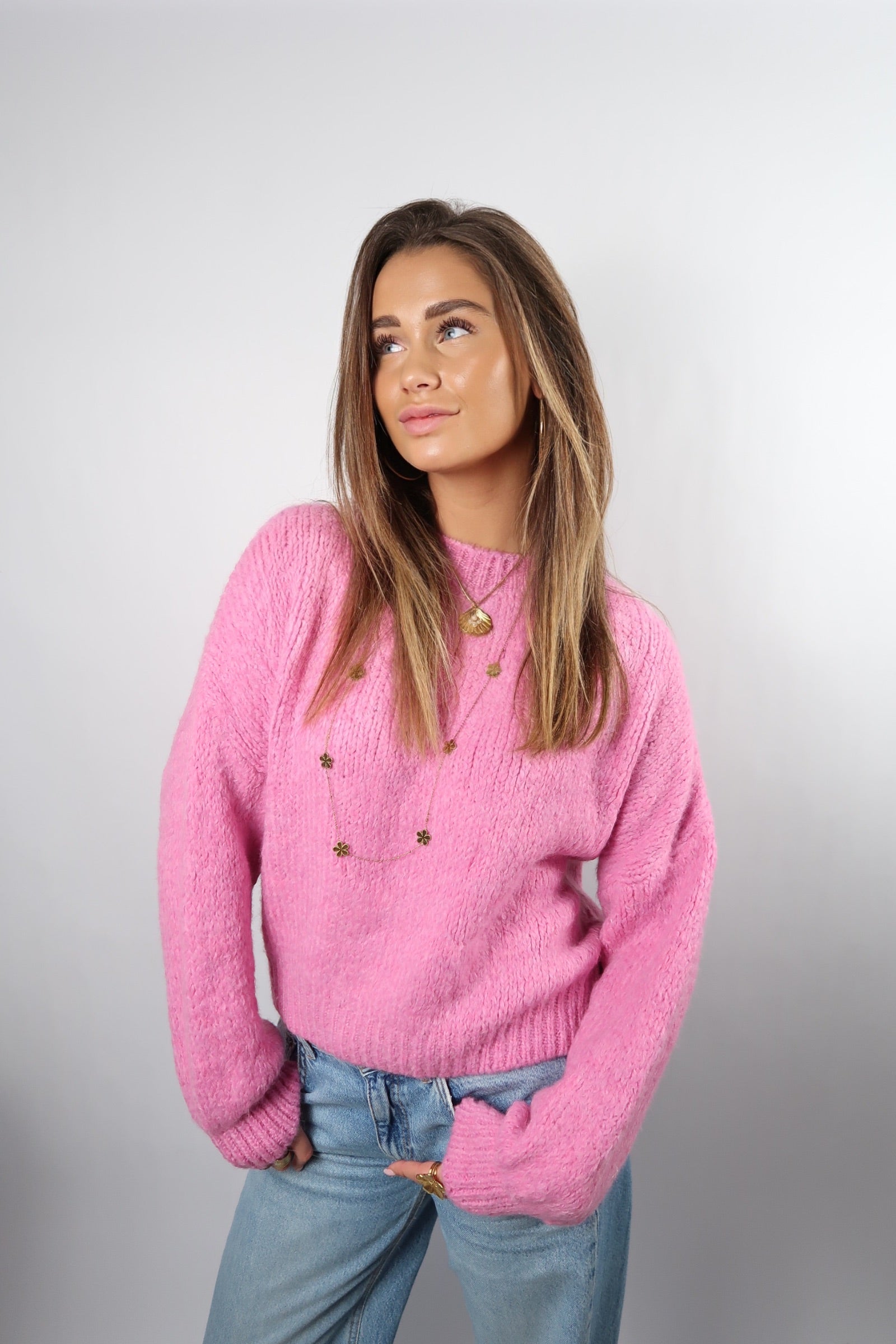 Pink Wool Sweater