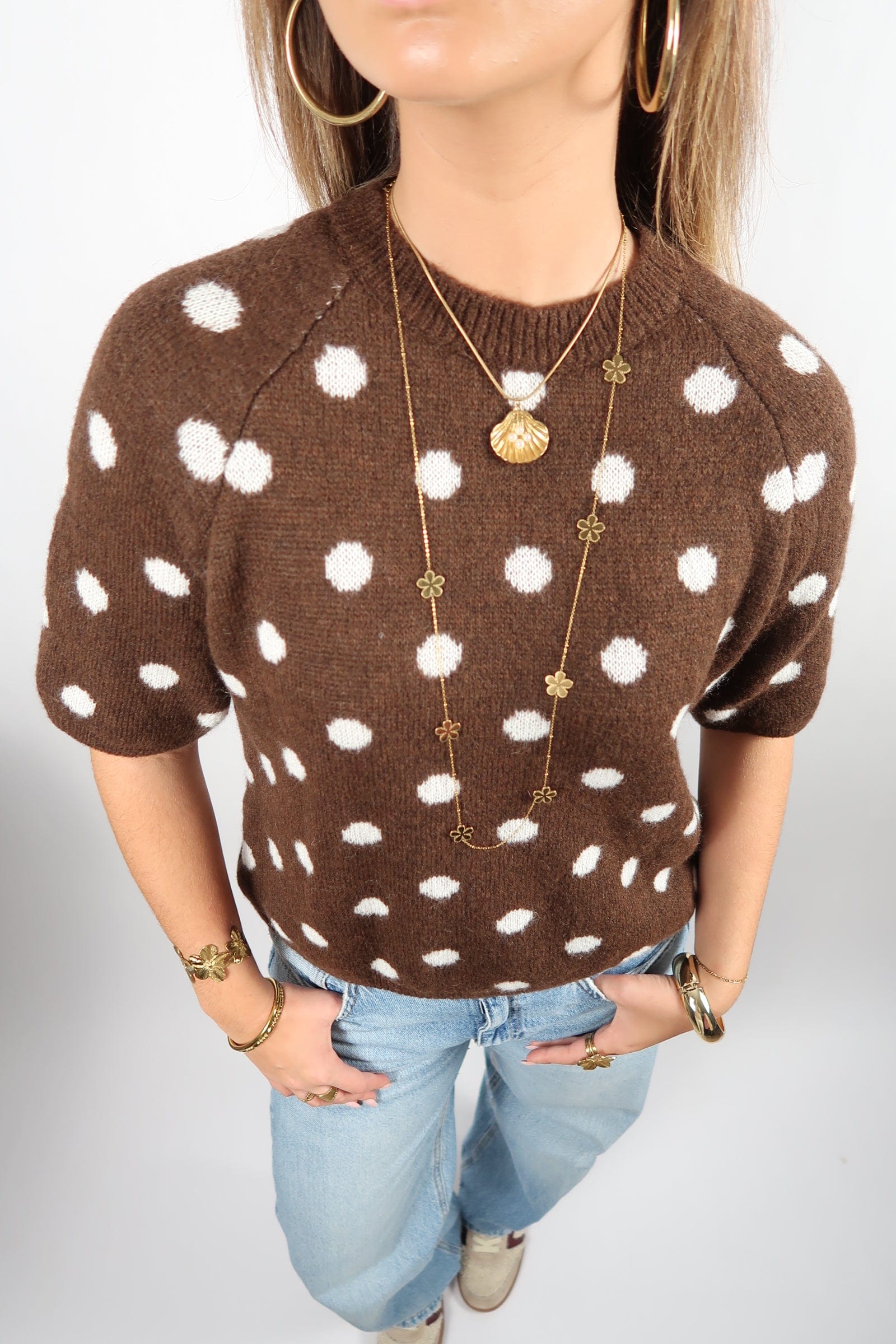 Choco Polka Sweater