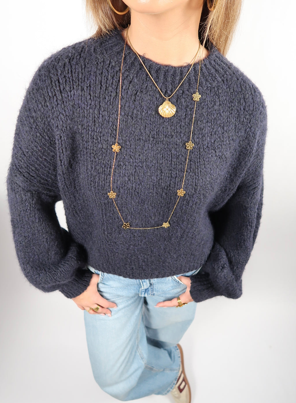 Navy Warm Sweater