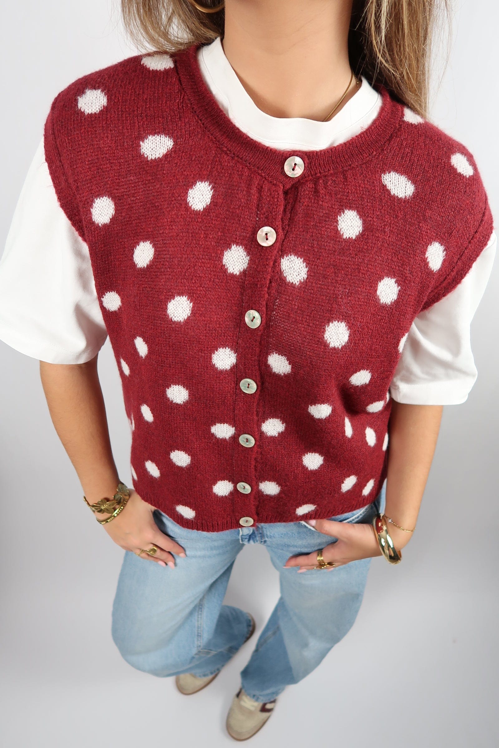 Mushroom Dots Gilet