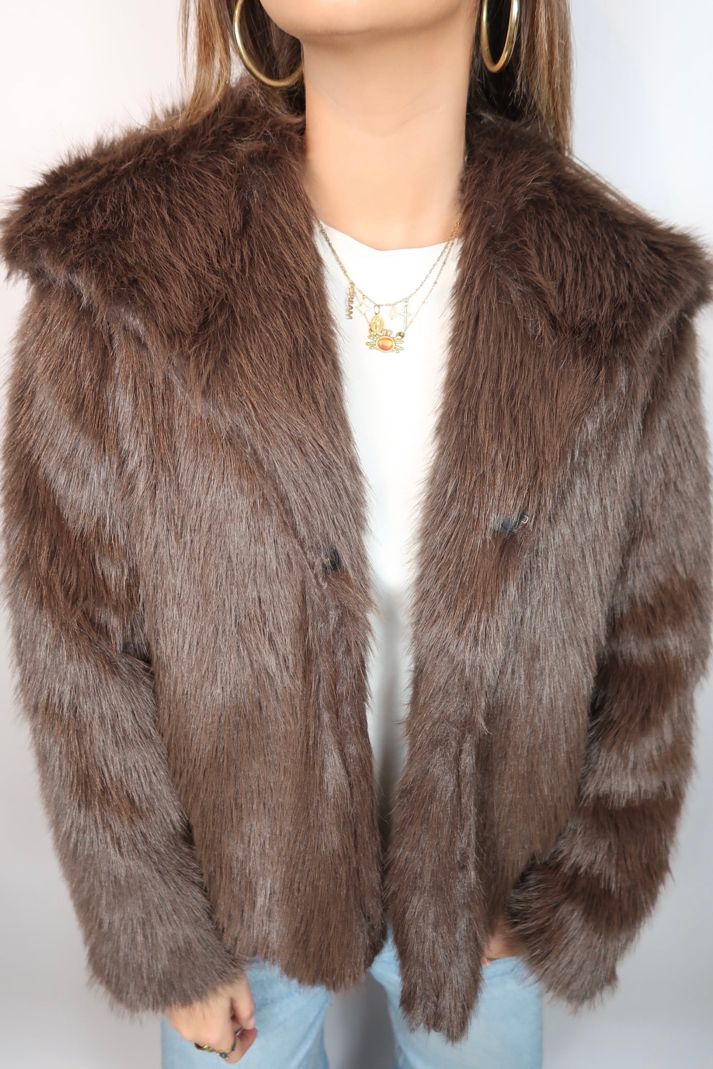 Faux Fur Jacket