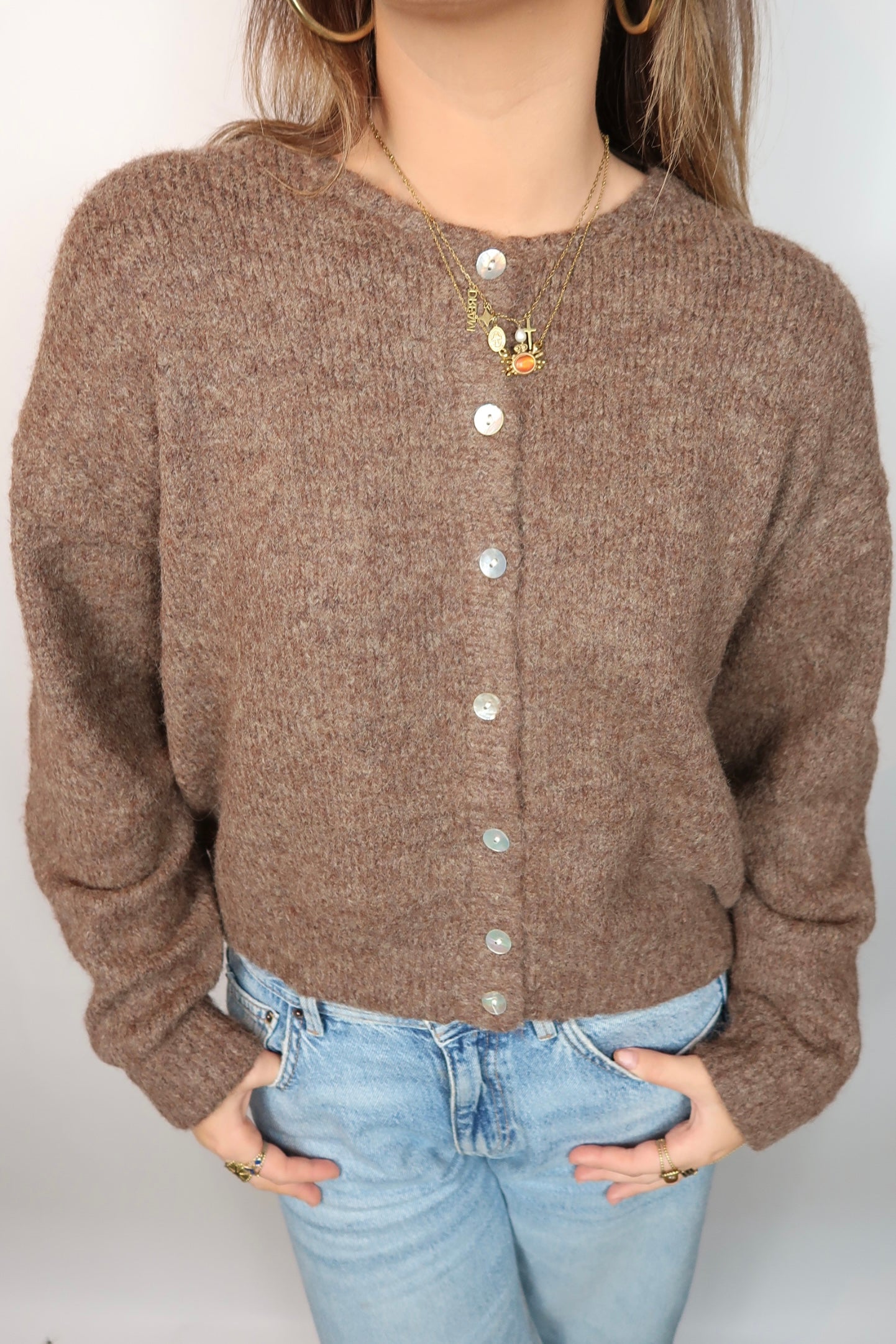 Cocoa Wool Vest