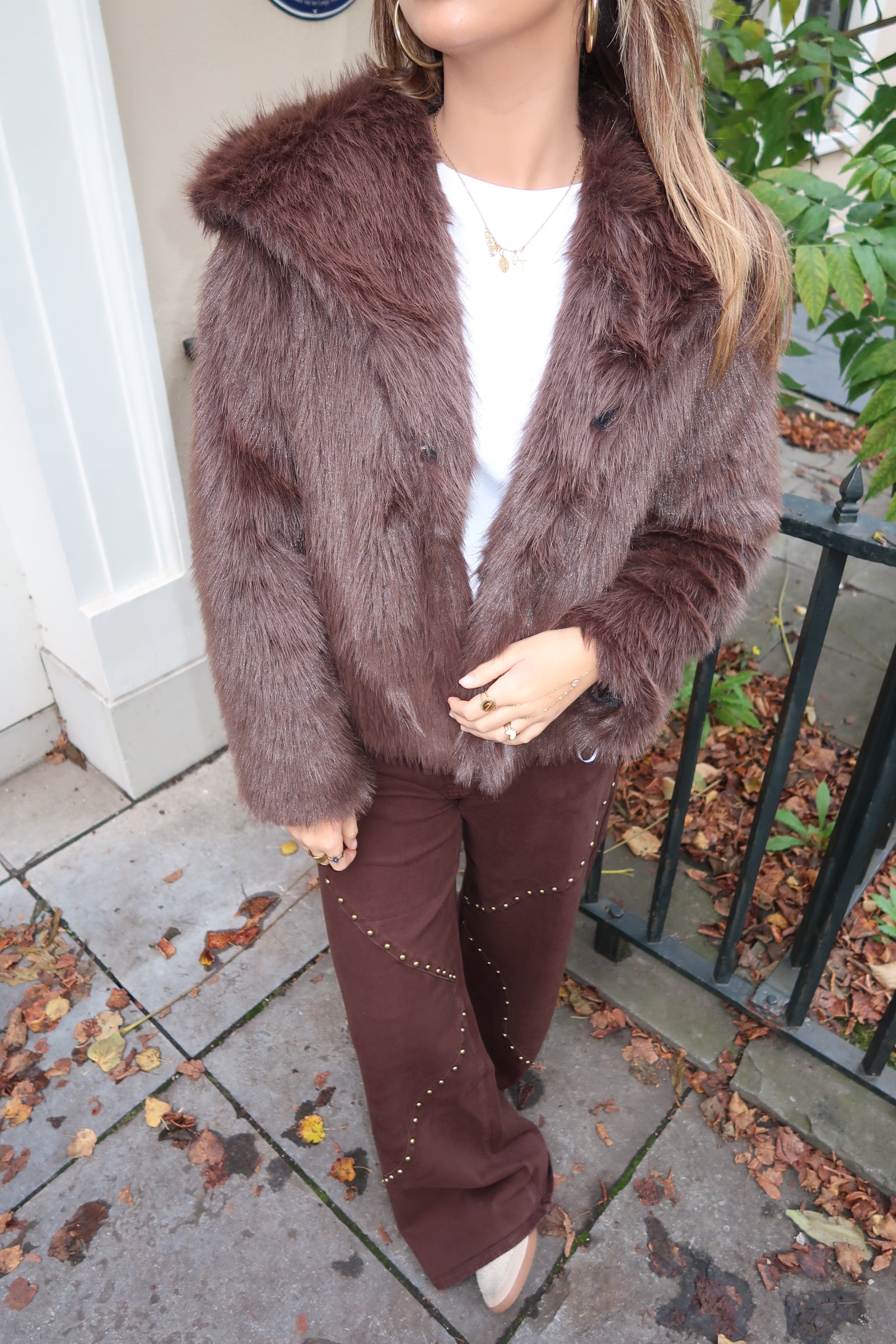Cocoa Studded Pants