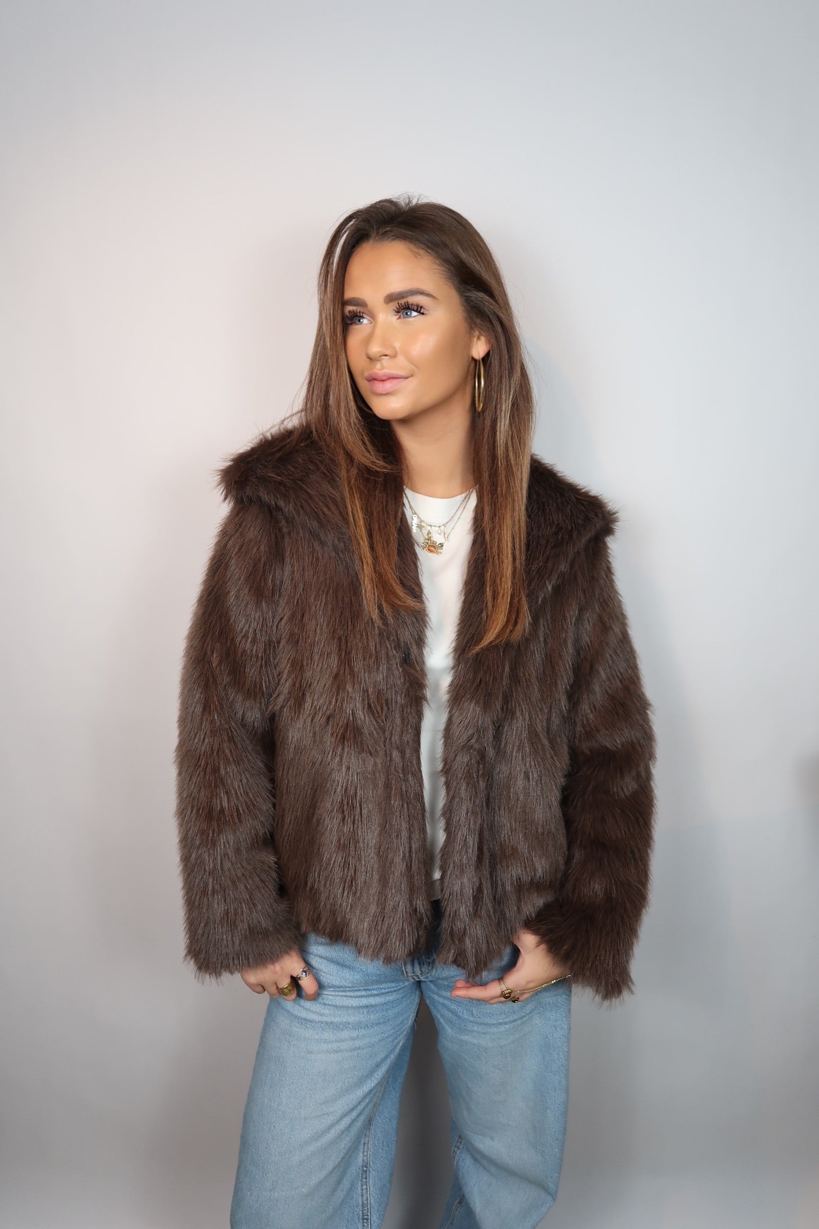 Faux Fur Jacket
