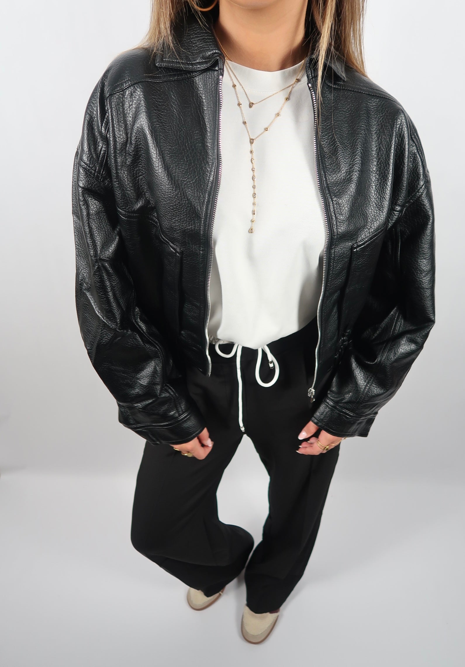Leather Zip Jacket