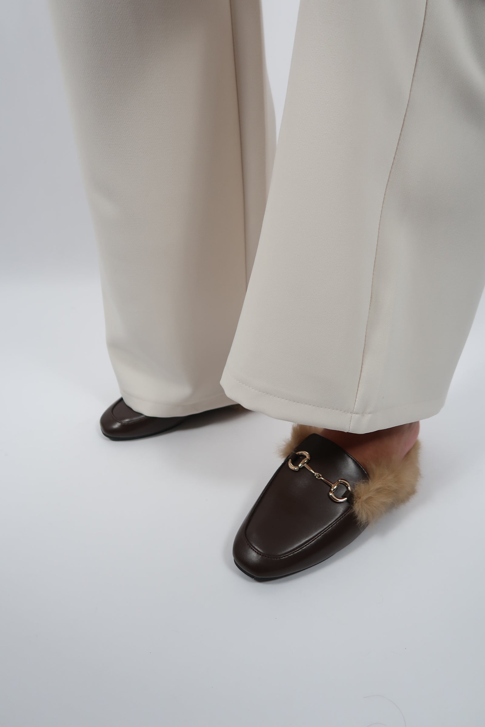 Mocha Fur Loafers
