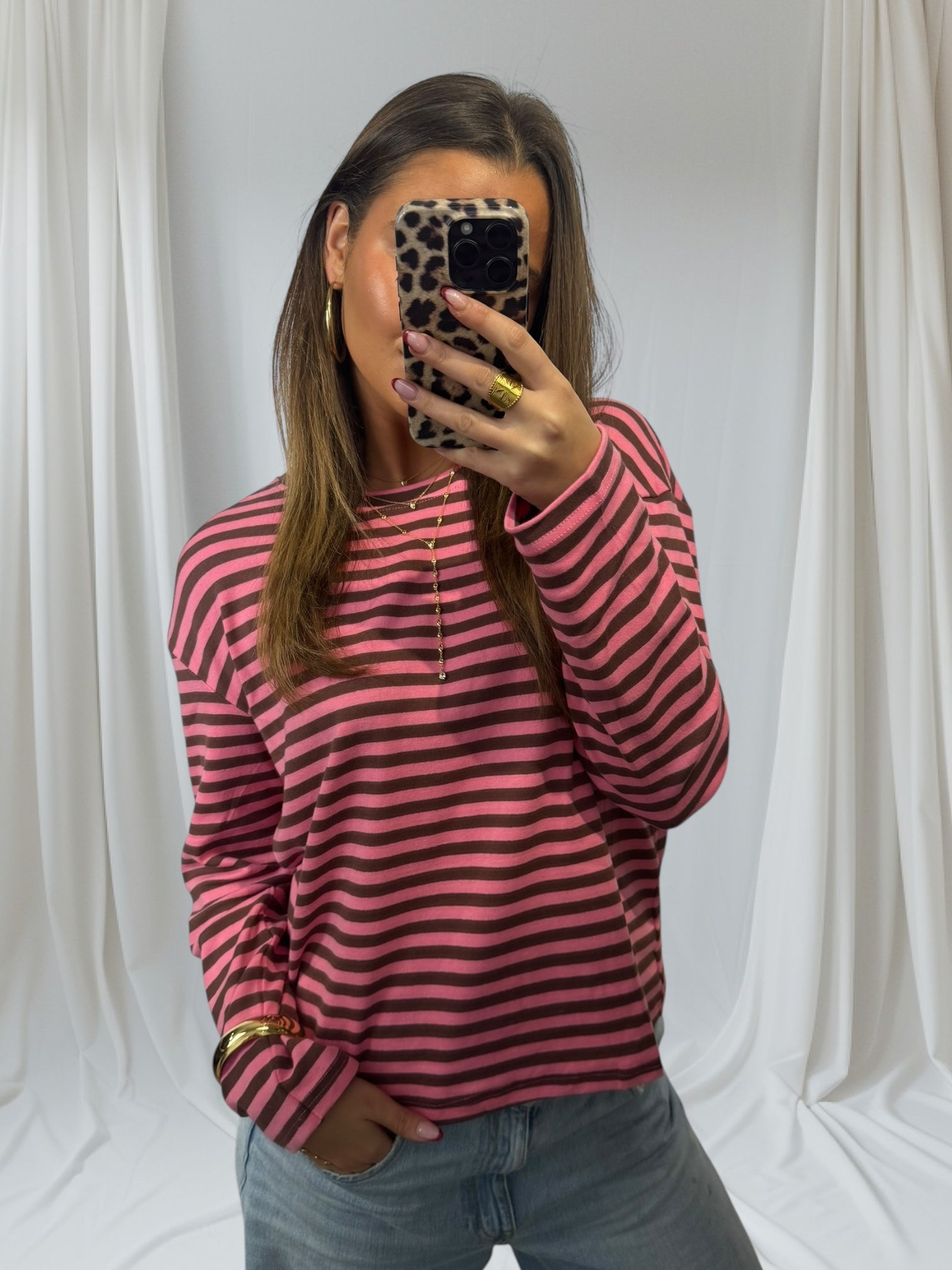 Pink Stripe Tee