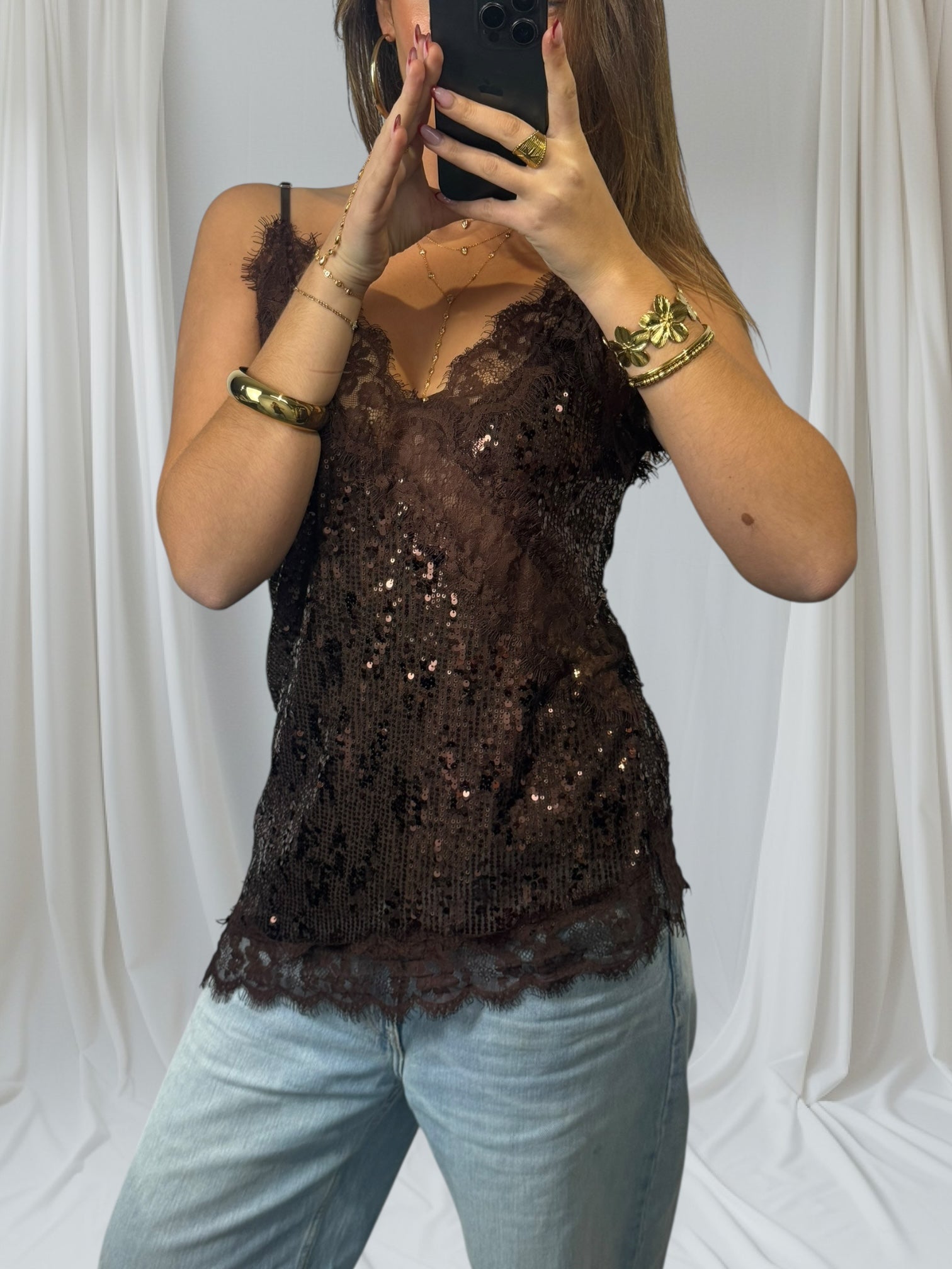 Sparkle Lace Top
