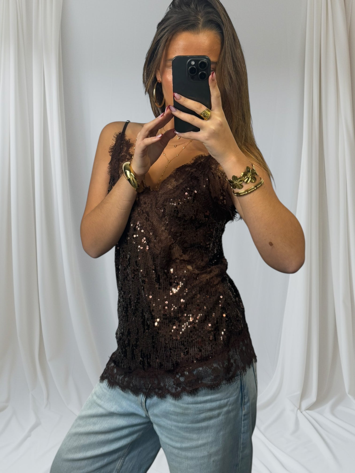 Sparkle Lace Top
