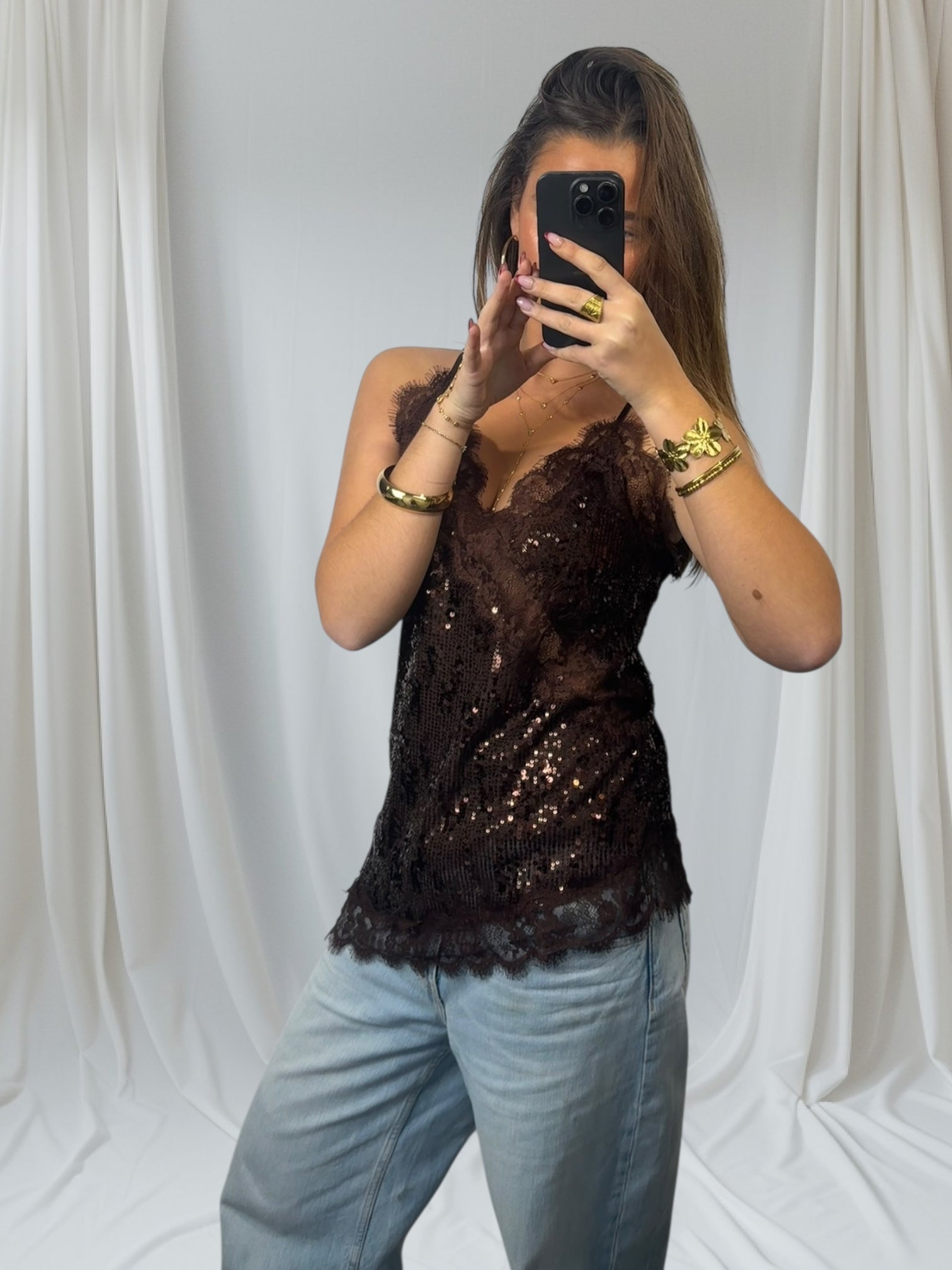 Sparkle Lace Top