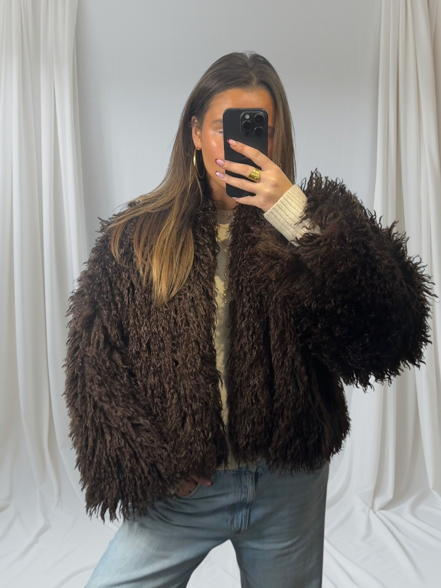Cocoa Fluffy Jacket