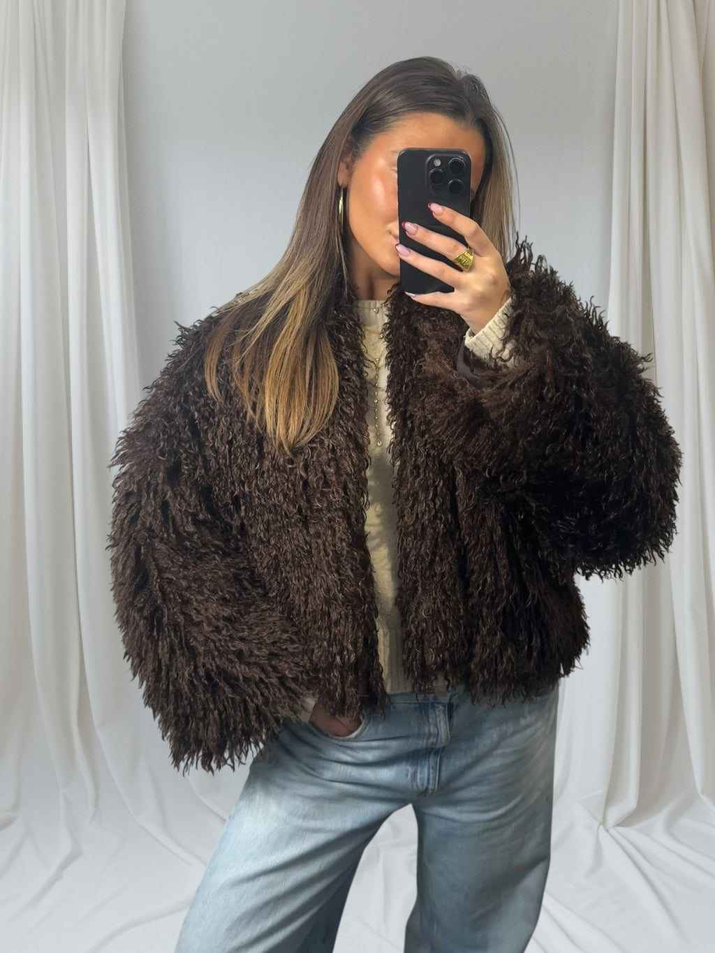 Cocoa Fluffy Jacket