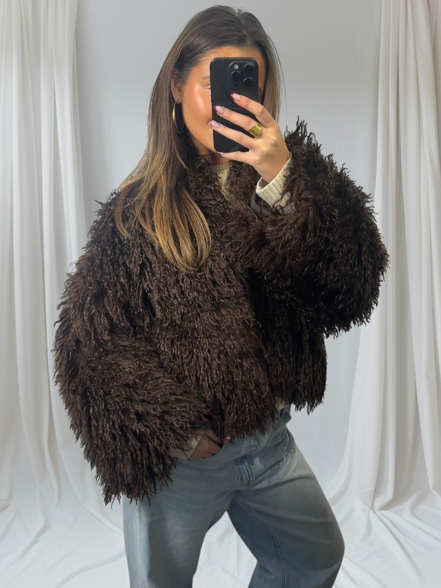 Cocoa Fluffy Jacket