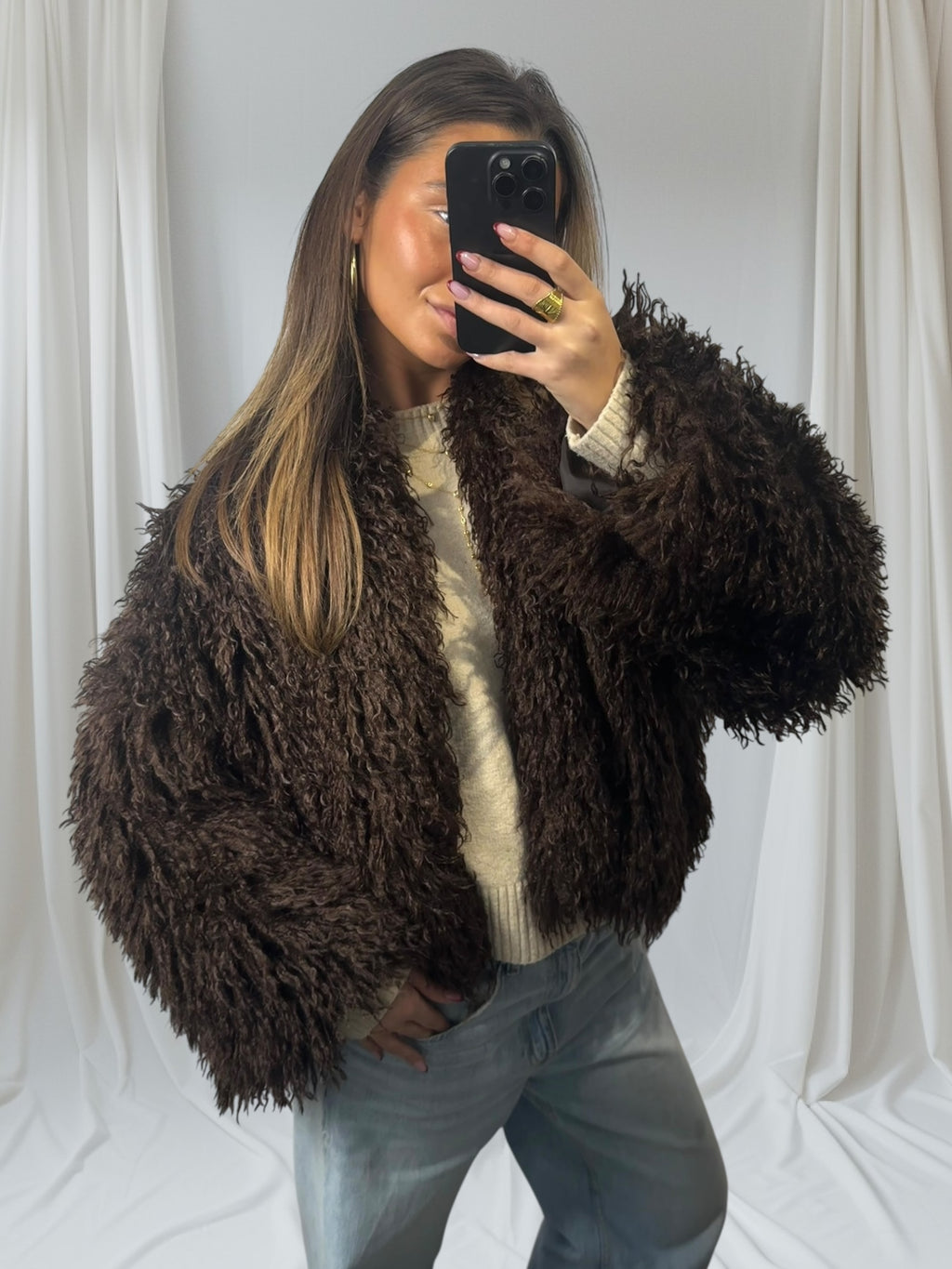 Cocoa Fluffy Jacket