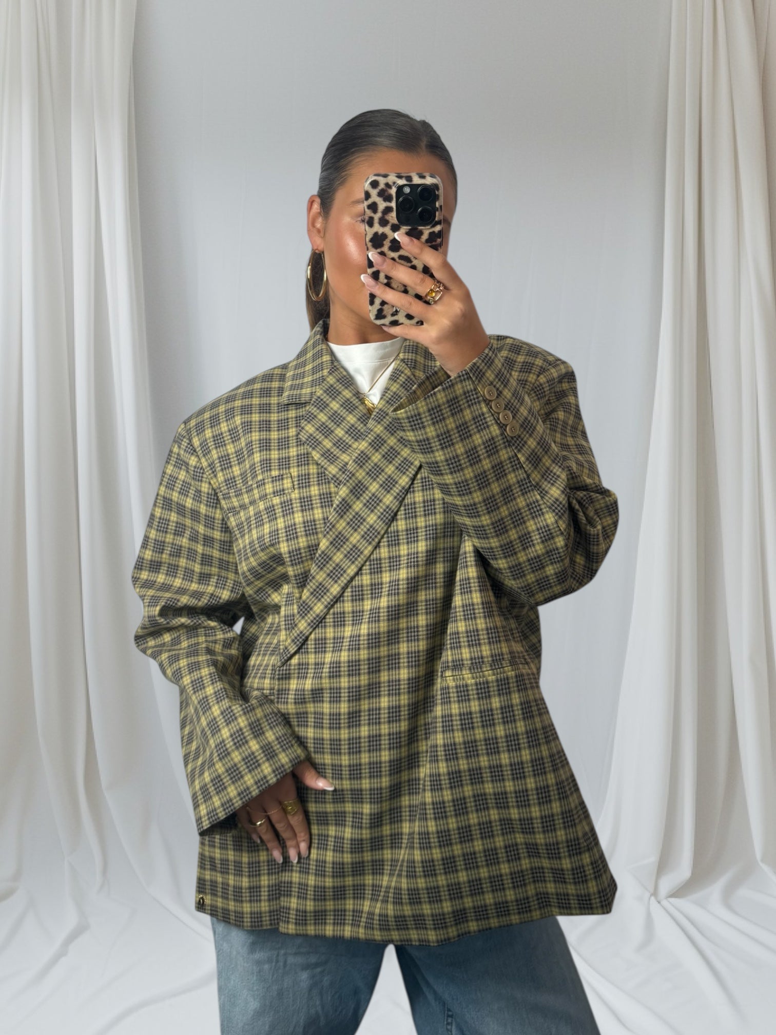 Statement Check Blazer