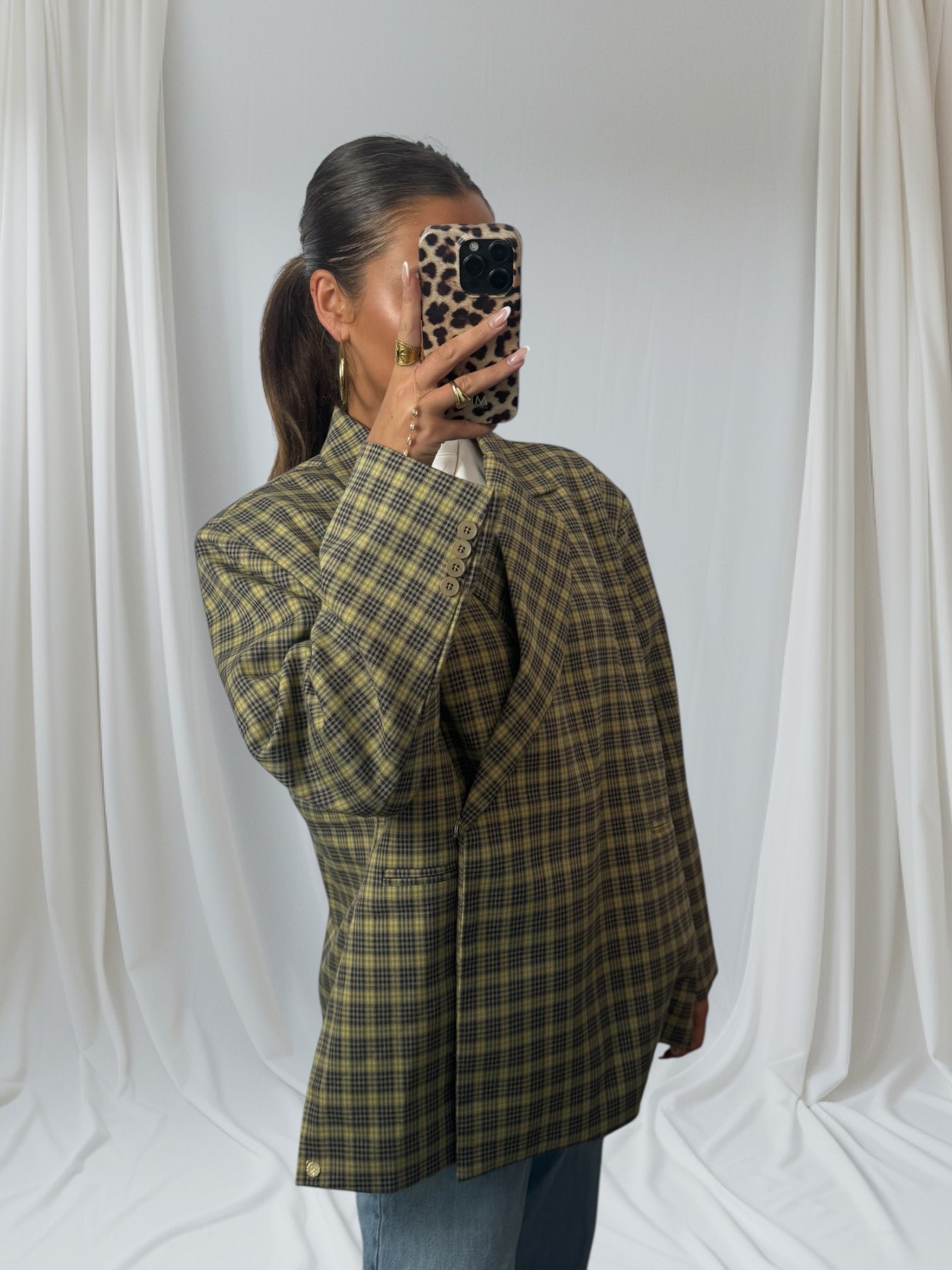 Statement Check Blazer