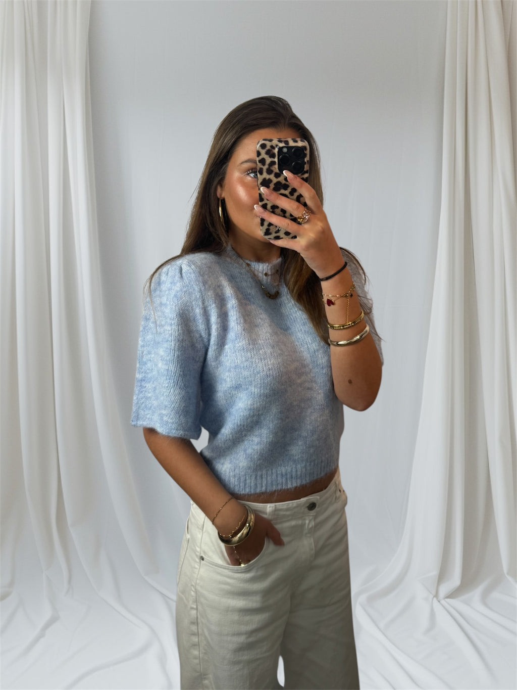 Claire knit Met Schoudervulling