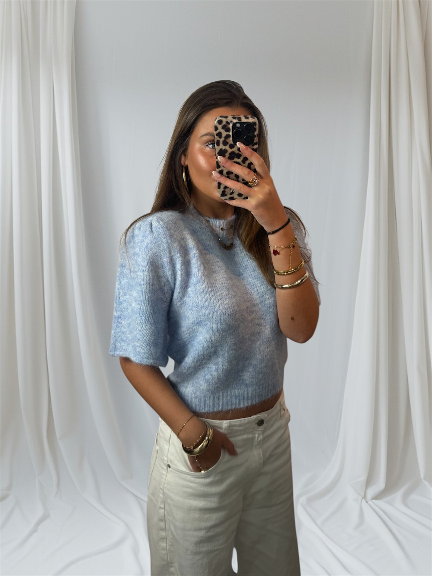 Claire knit Met Schoudervulling