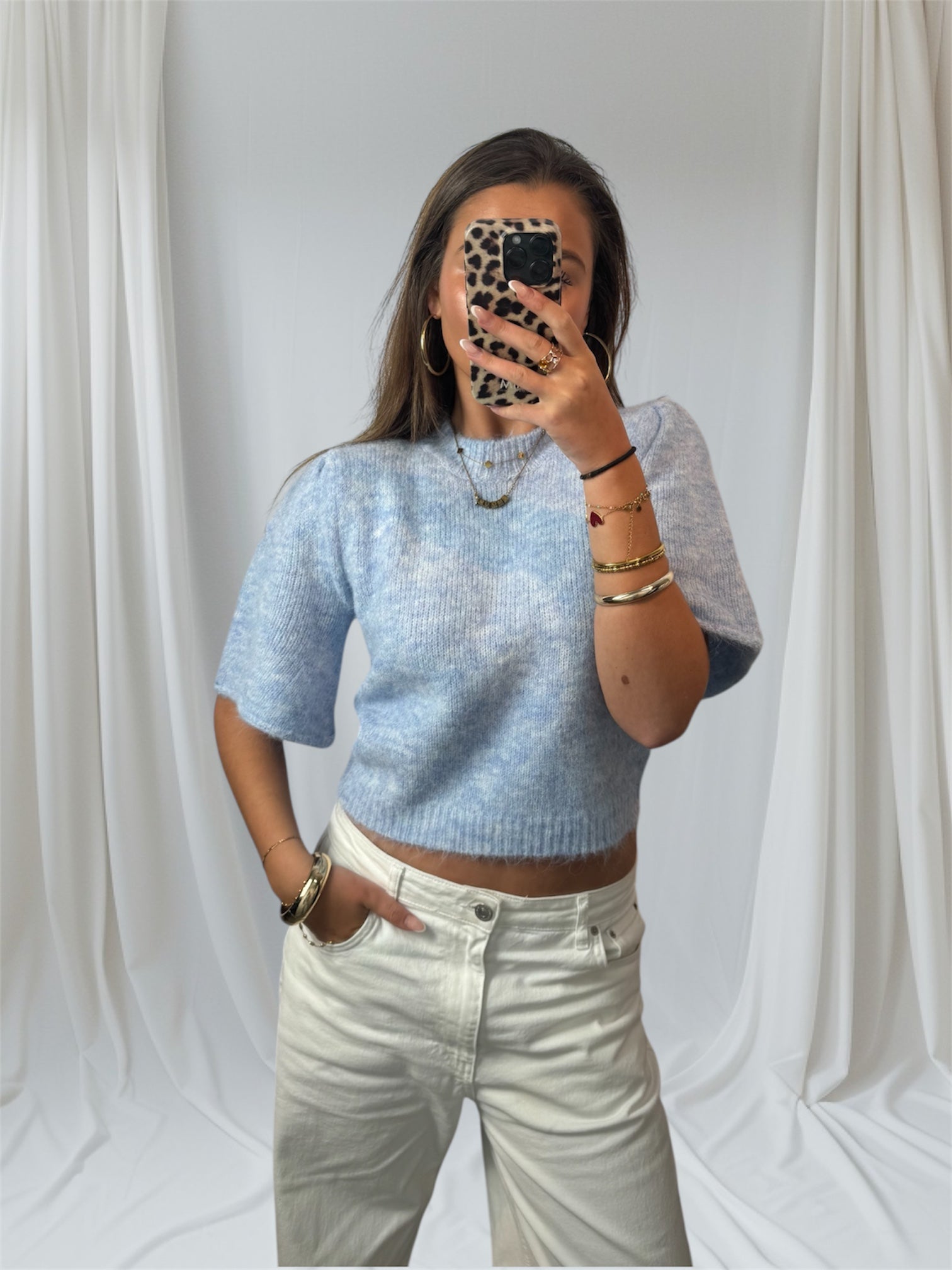 Claire knit Met Schoudervulling