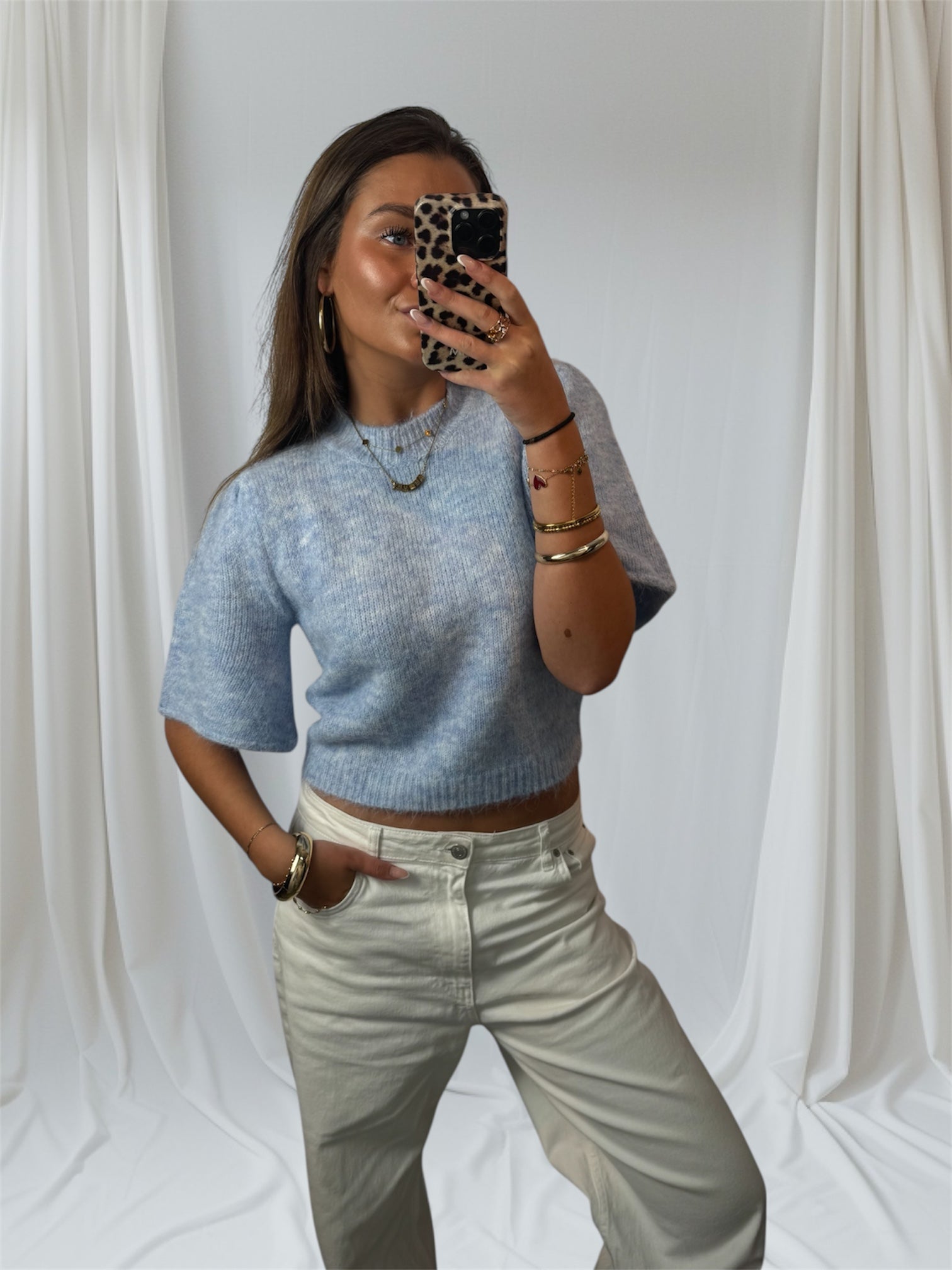 Claire knit Met Schoudervulling