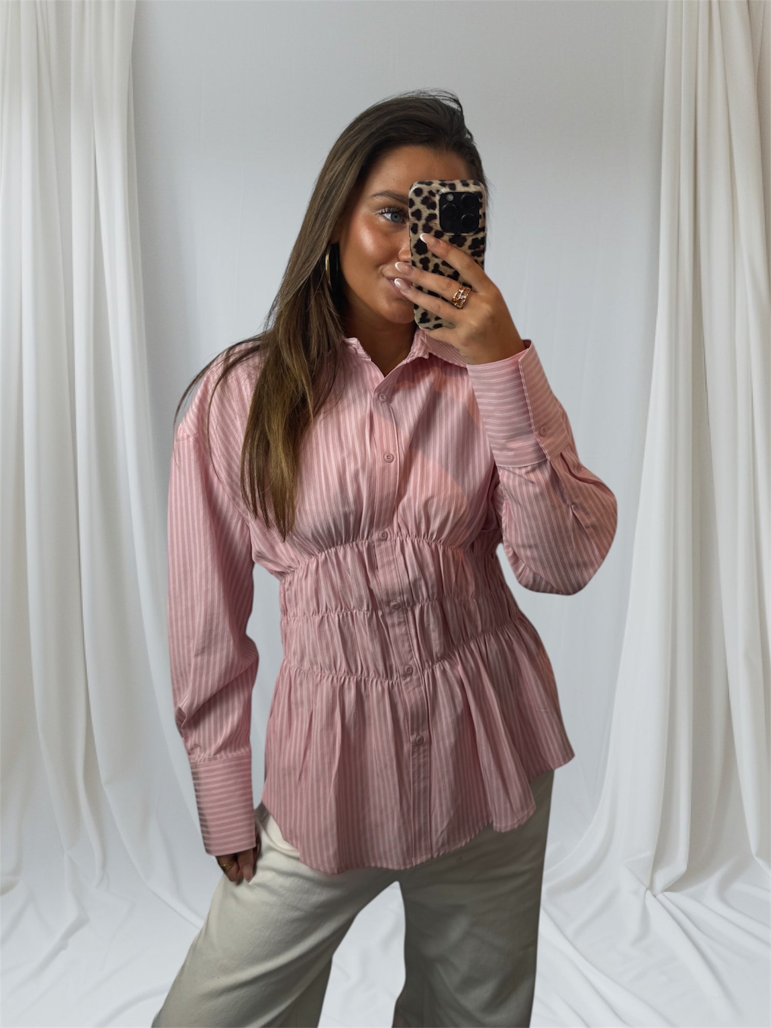 Belle Blouse Pink