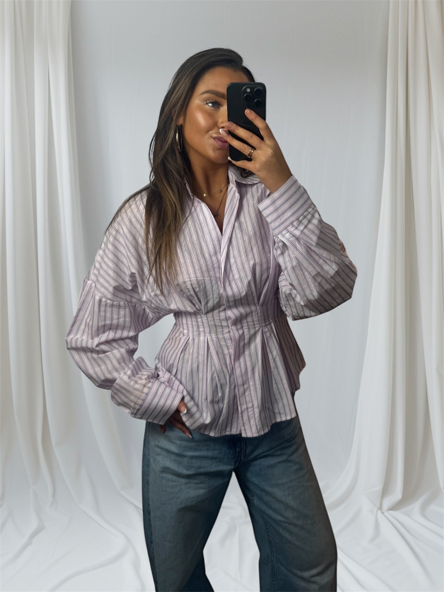 Amber Striped Blouse
