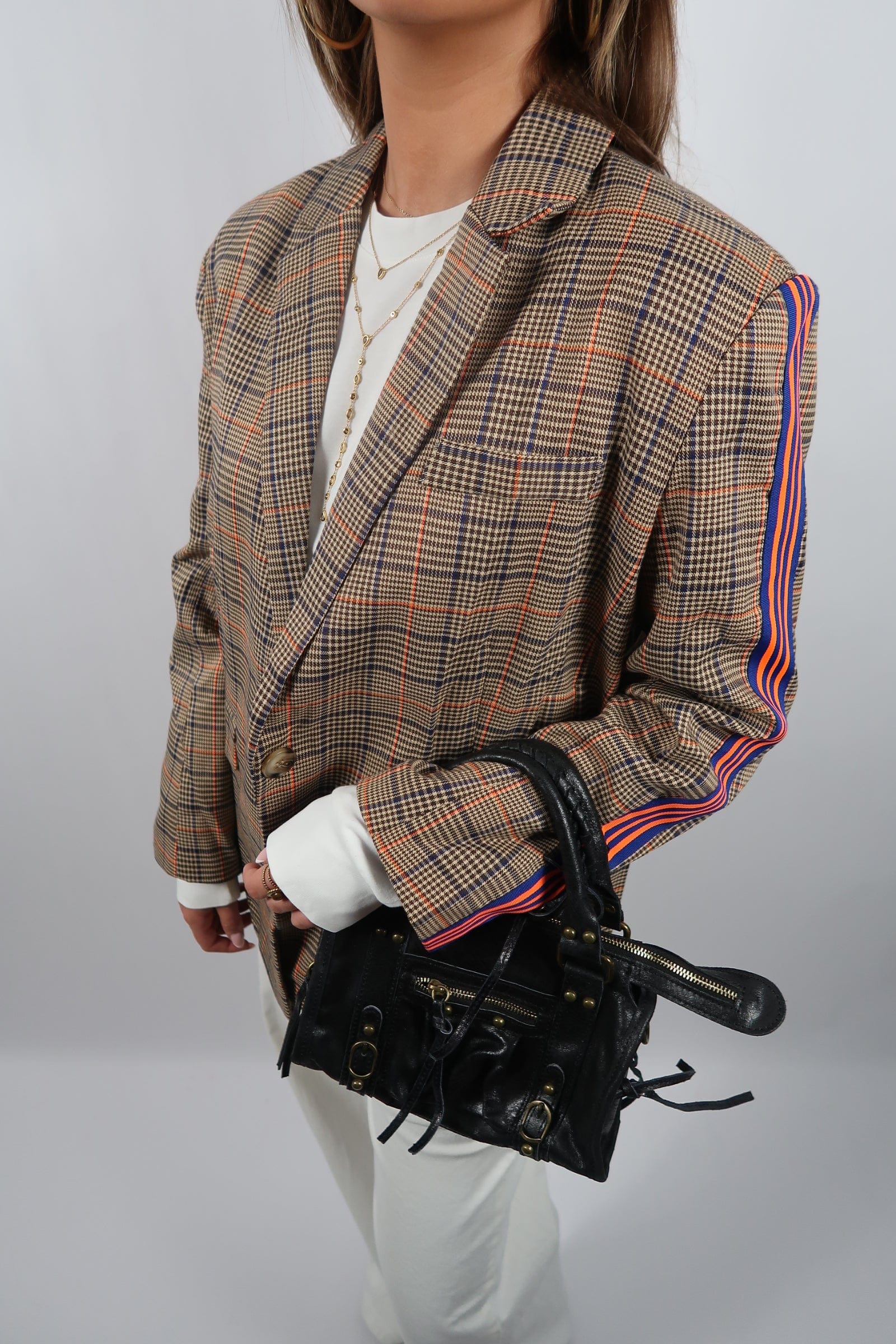 Vintage Striped Blazer