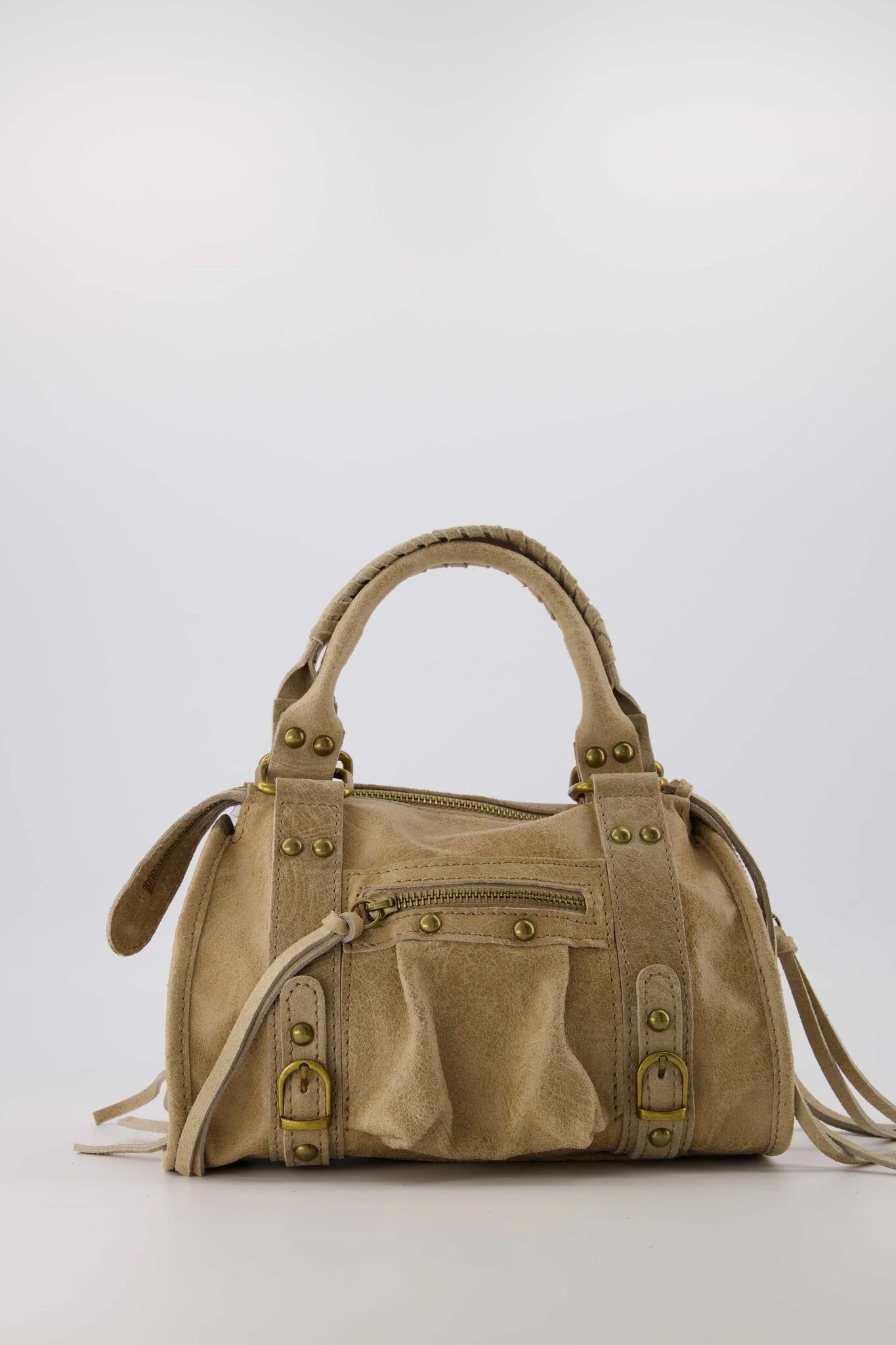Studded Buckle Bag